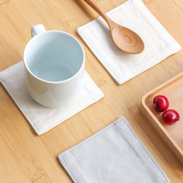 Custom Canvas Heat-Resistant Coaster