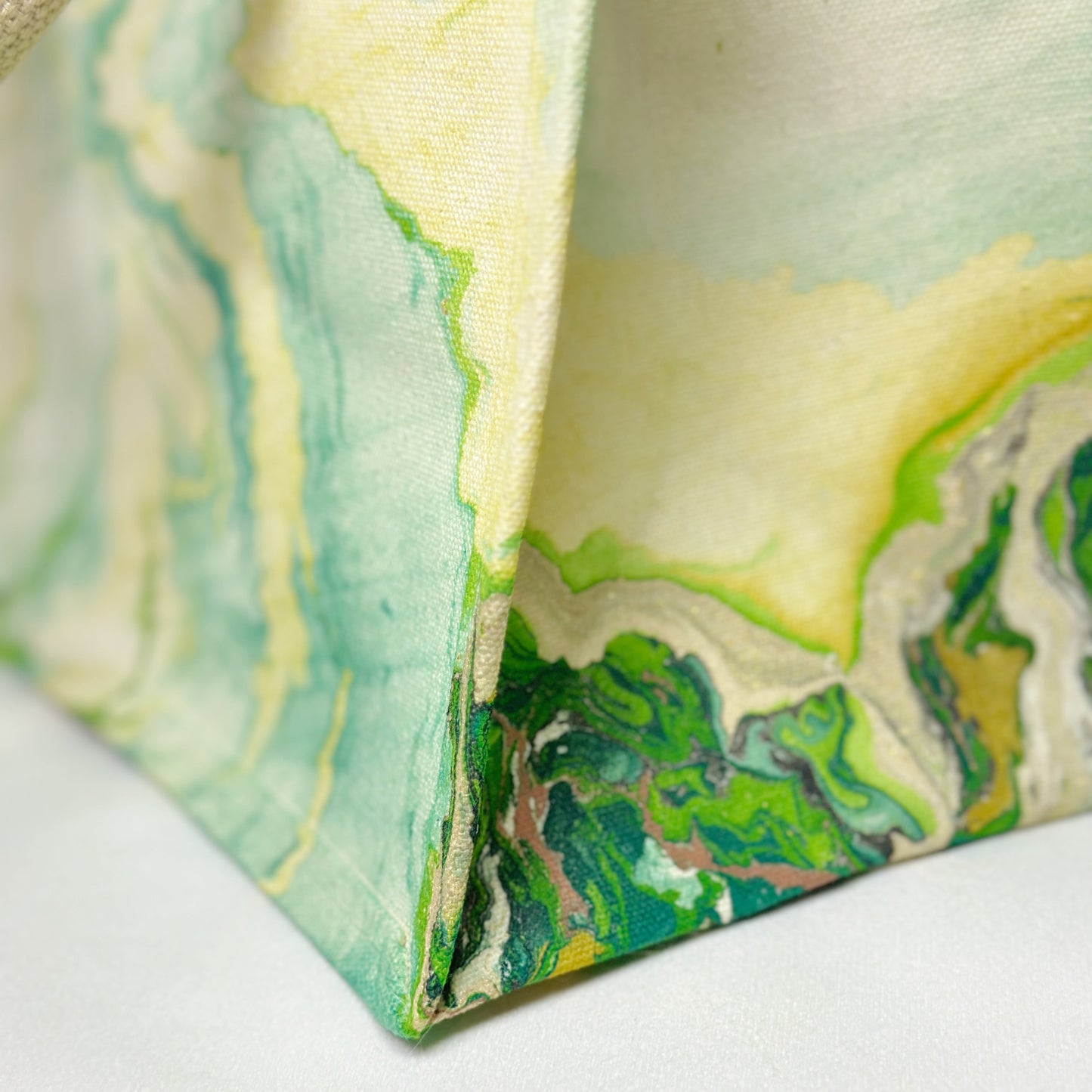 Finished DIY Products - Hand-Dyed Lacquer Tote Bag