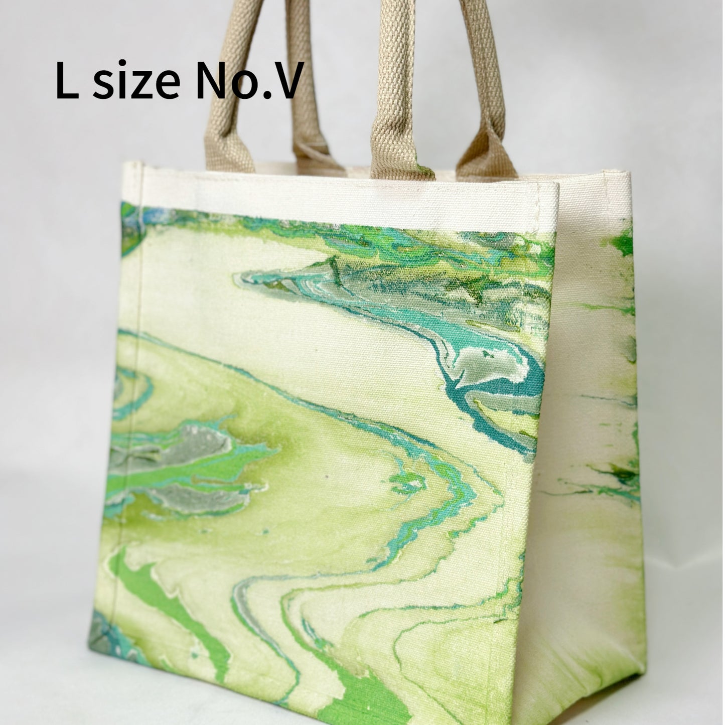 Finished DIY Products - Hand-Dyed Lacquer Tote Bag