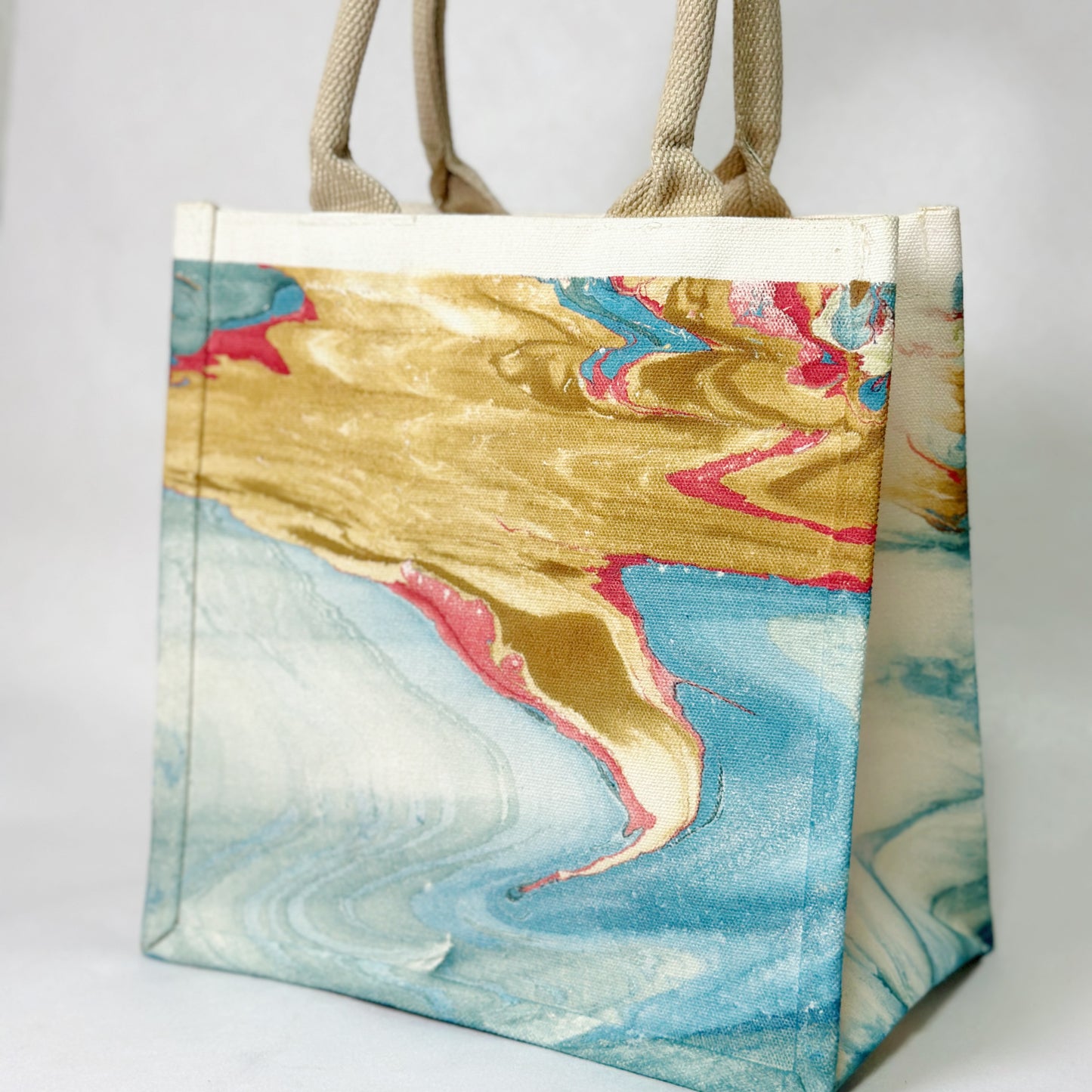 Finished DIY Products - Hand-Dyed Lacquer Tote Bag