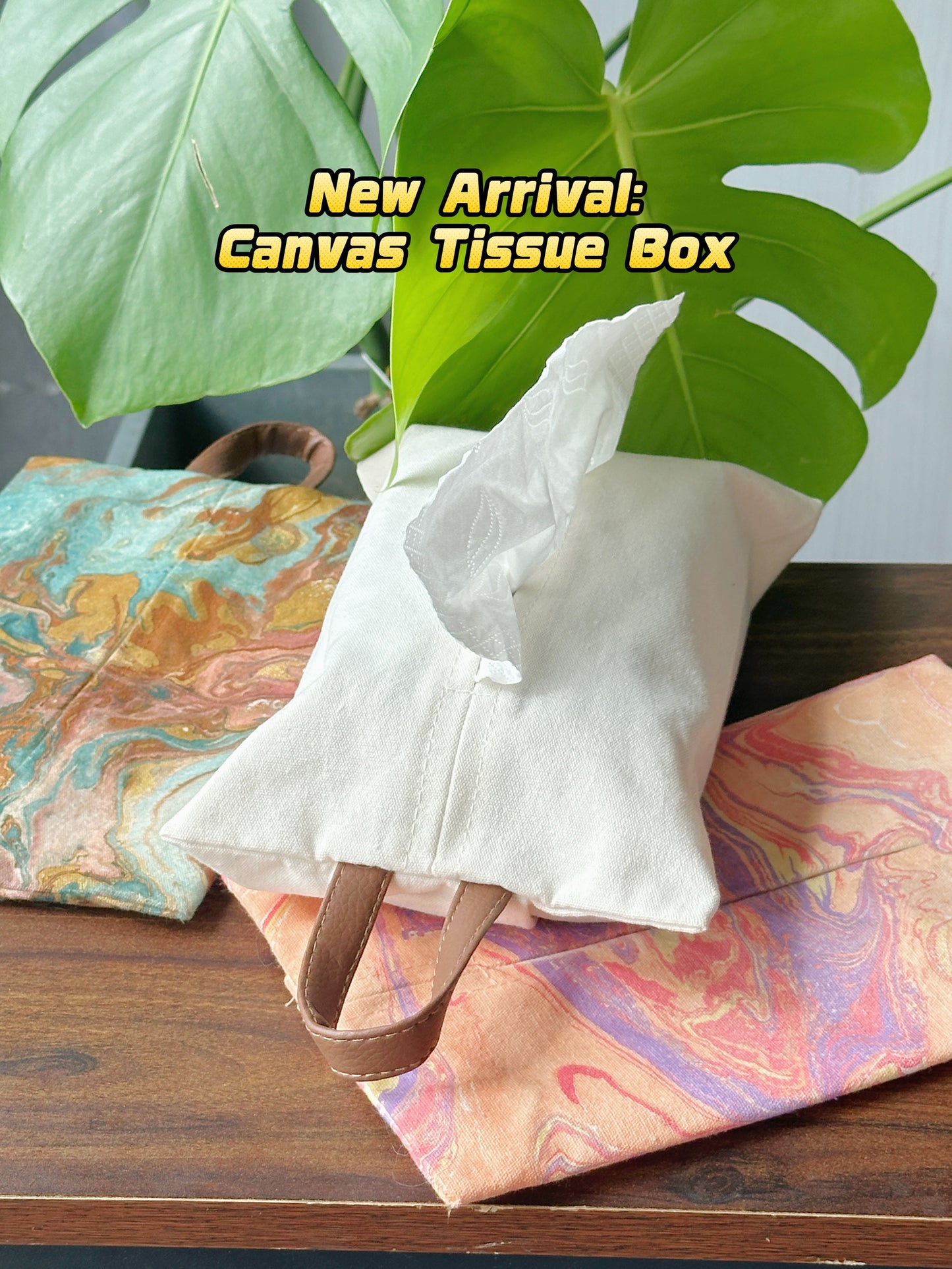Canvas Tissue Box – Versatile & Stylish Storage