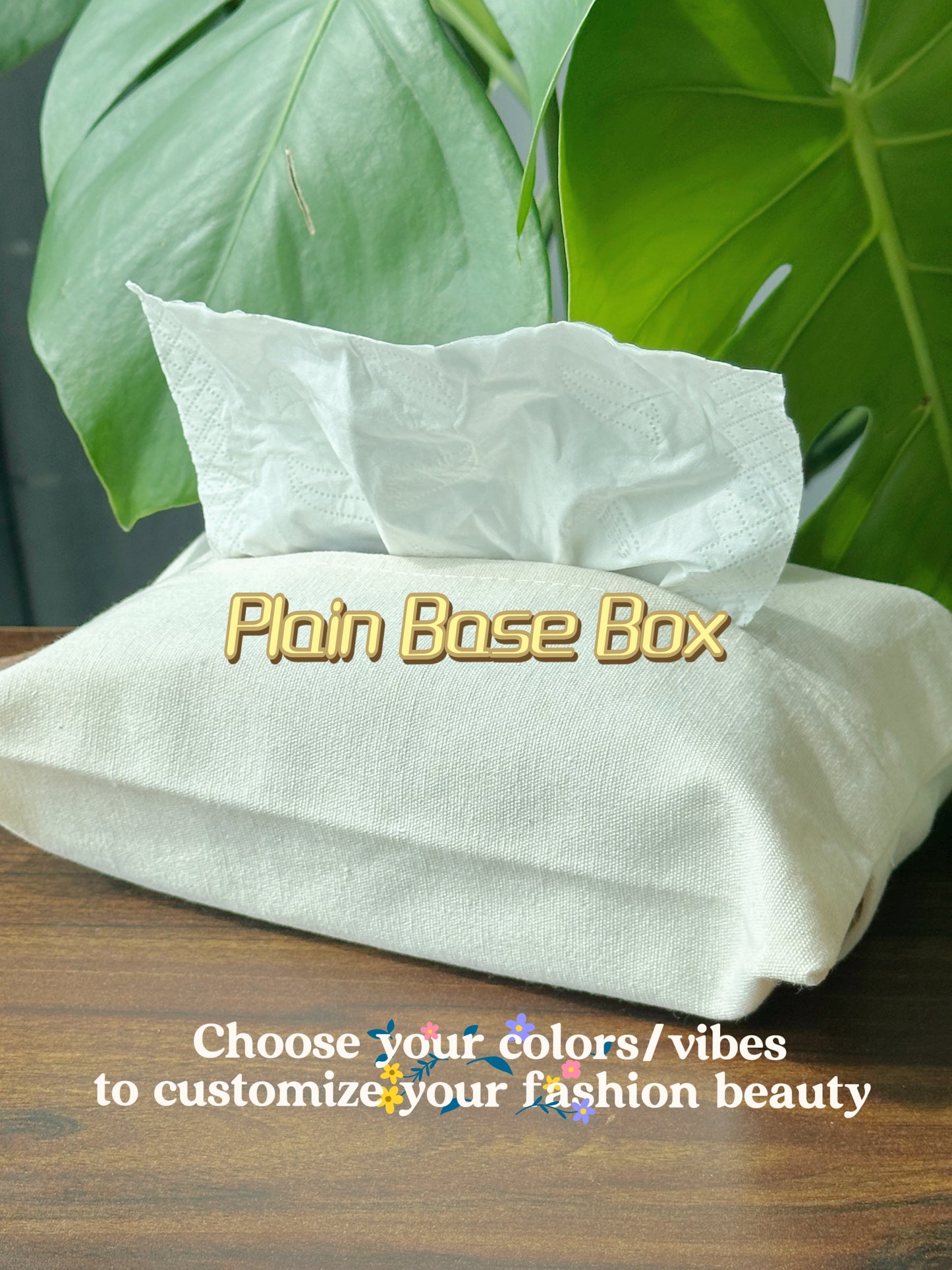 Canvas Tissue Box – Versatile & Stylish Storage