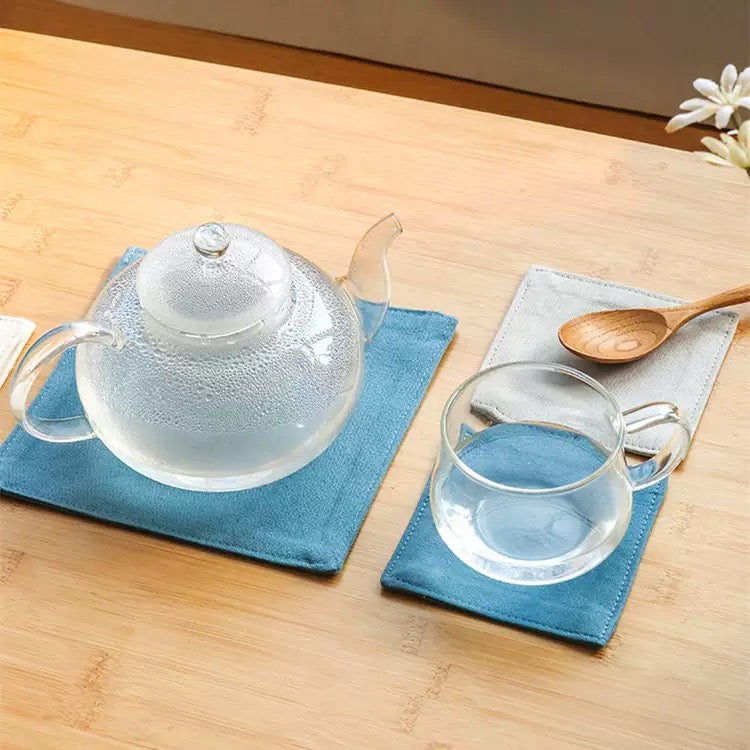 Custom Canvas Heat-Resistant Coaster