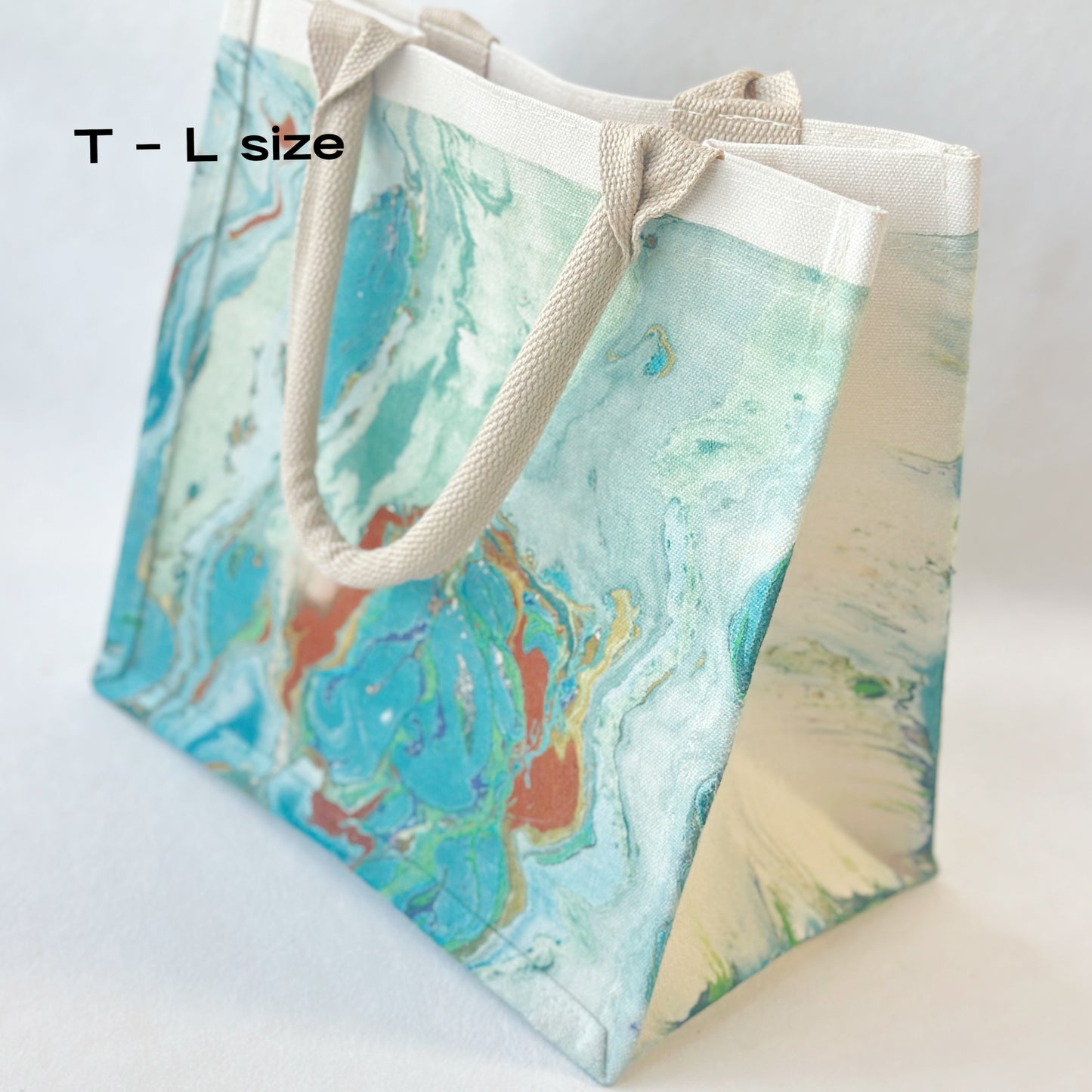 Finished DIY Products - Hand-Dyed Lacquer Tote Bag