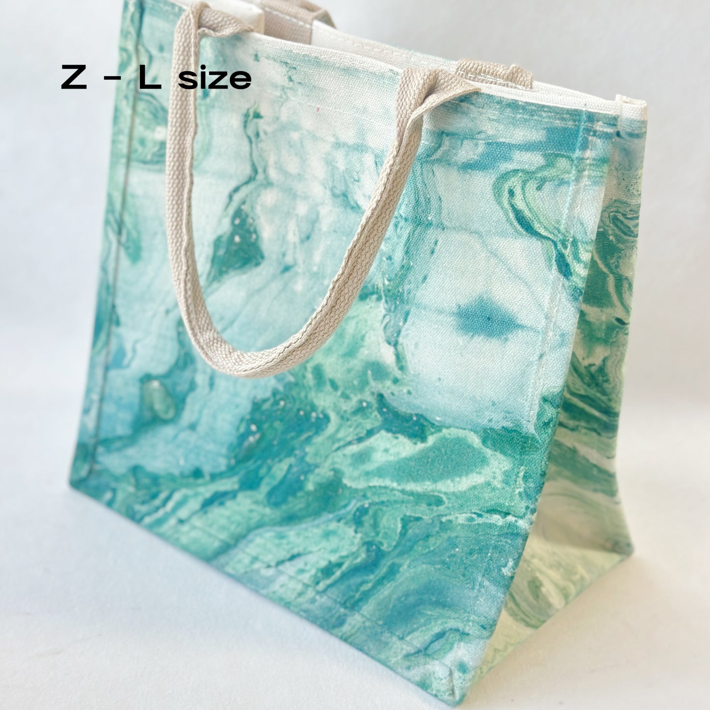 Finished DIY Products - Hand-Dyed Lacquer Tote Bag