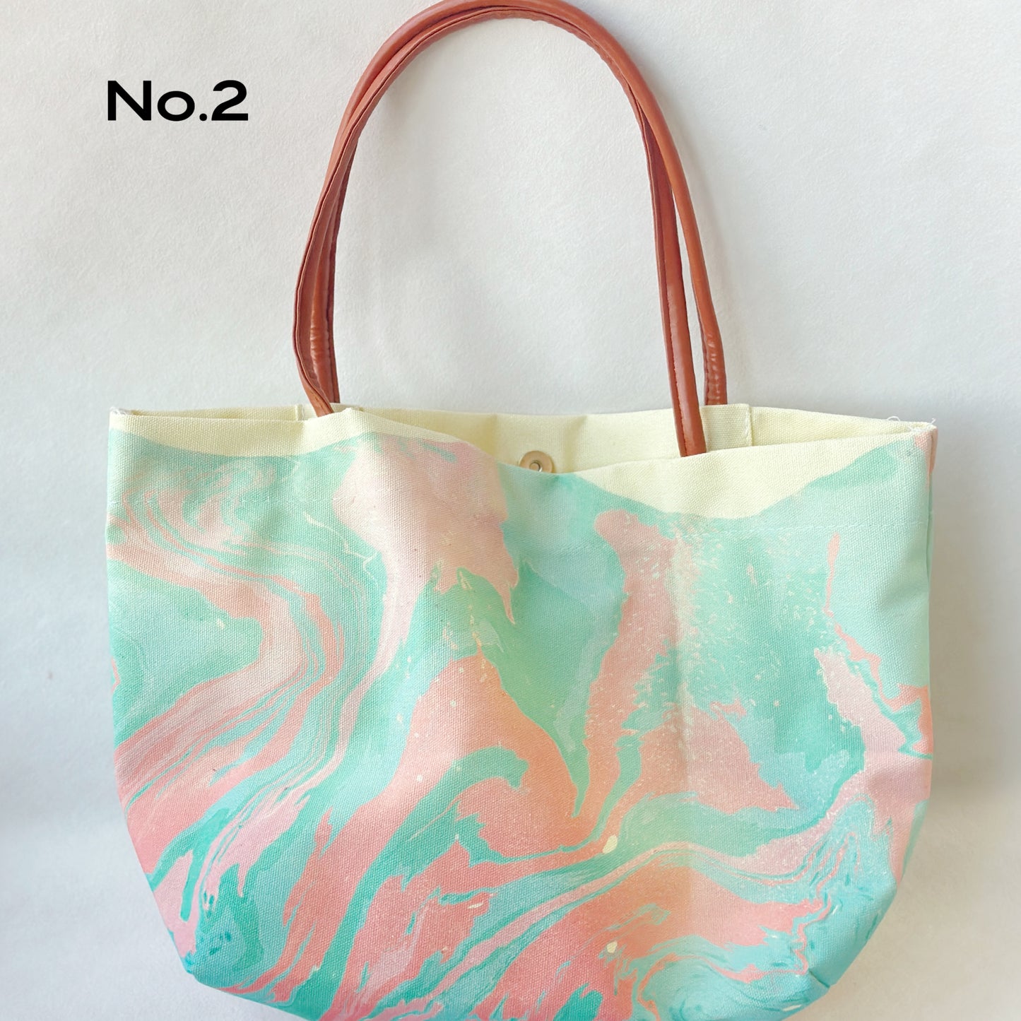 Finished DIY Products - Hand-Dyed Lacquer Tote Bag