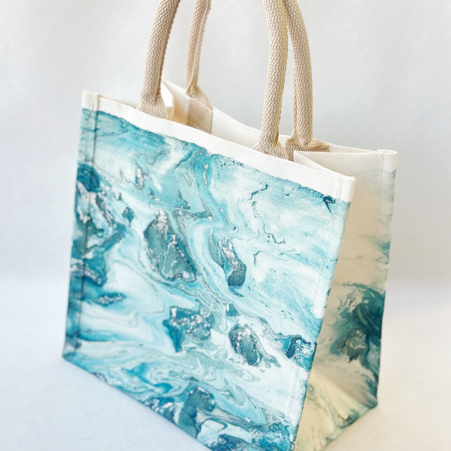 Finished DIY Products - Hand-Dyed Lacquer Tote Bag