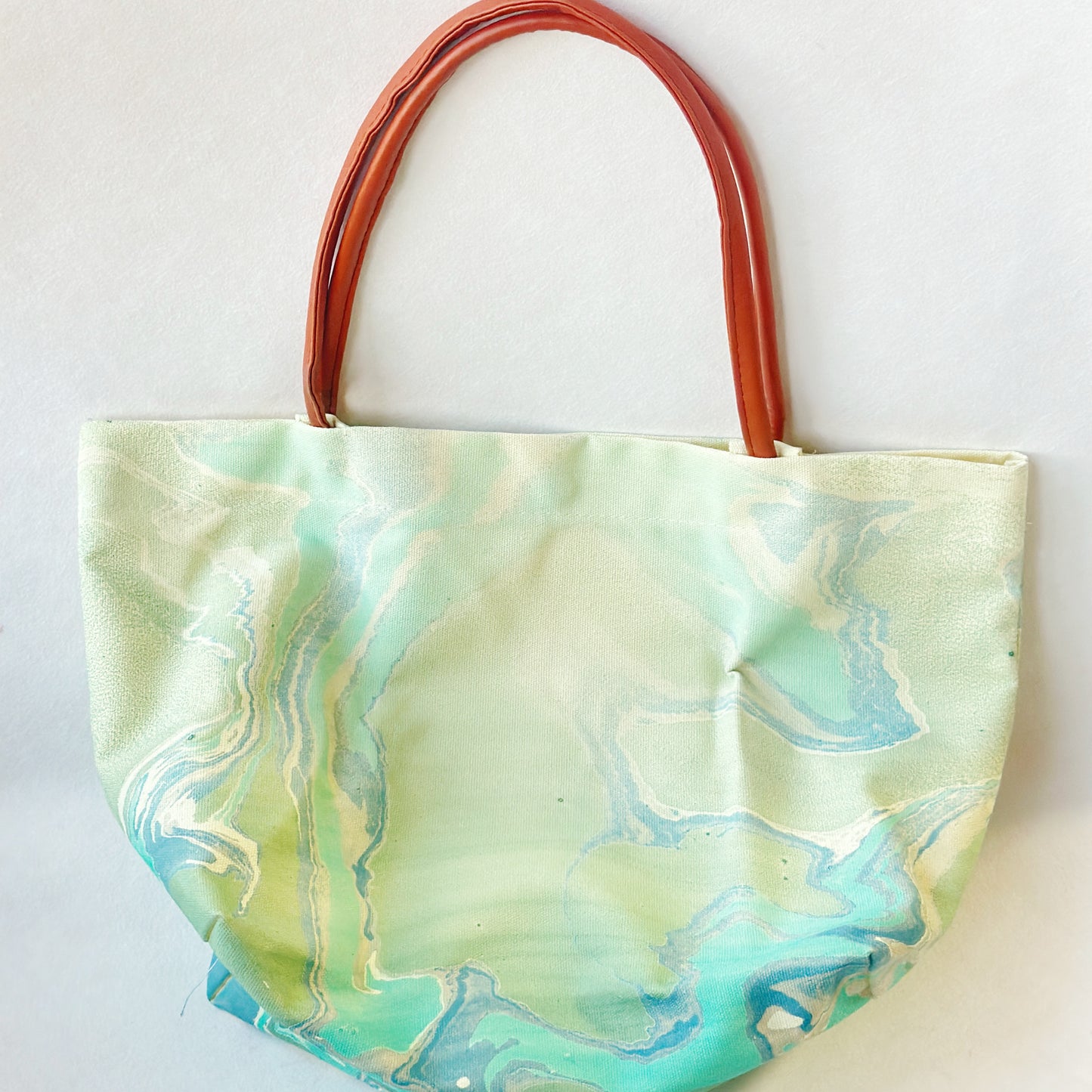 Finished DIY Products - Hand-Dyed Lacquer Tote Bag