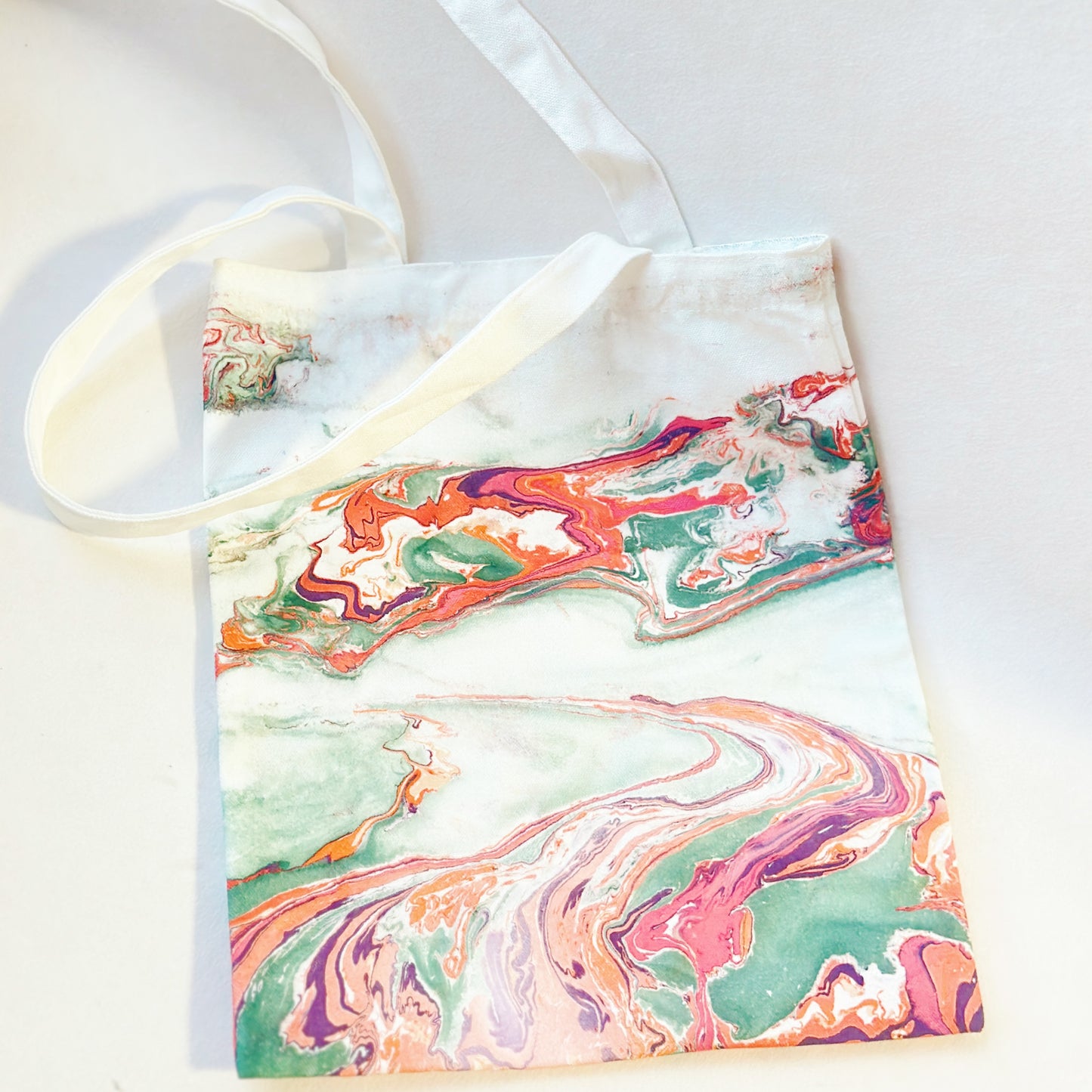 Finished DIY Products - Hand-Dyed Lacquer Tote Bag